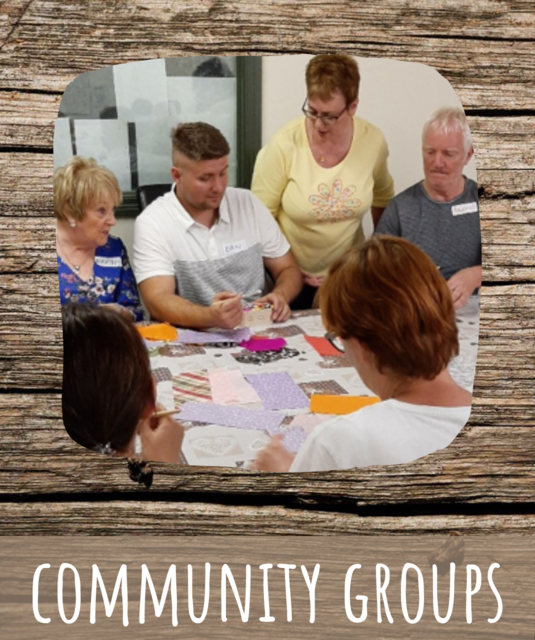 community groups button